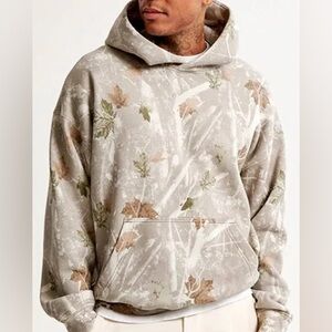 Abercrombie grey camo hoodie